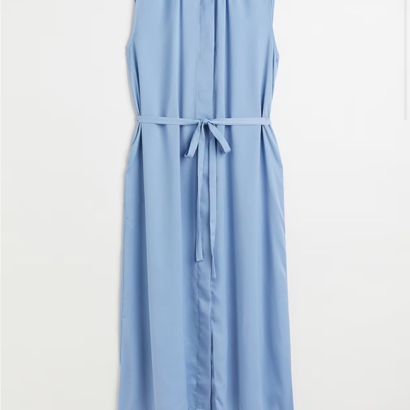 H&M Blue Halter Maxi Sundress - Picture 1 of 8